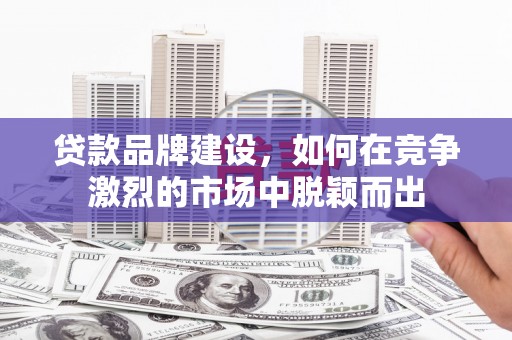 延平贷款品牌建设，如何在竞争激烈的市场中脱颖而出