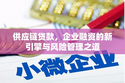 延平供应链贷款，企业融资的新引擎与风险管理之道