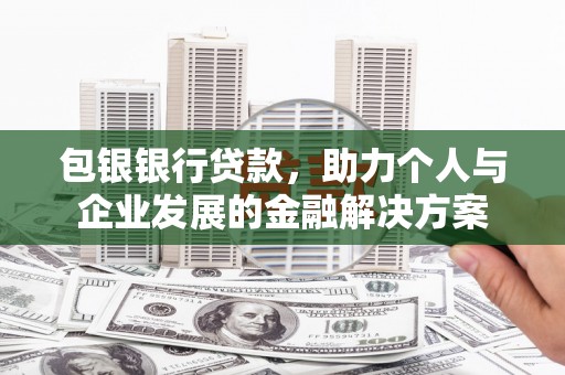 延平包银银行贷款，助力个人与企业发展的金融解决方案