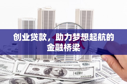 延平创业贷款，助力梦想起航的金融桥梁