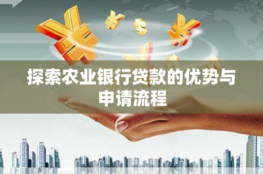 延平探索农业银行贷款的优势与申请流程