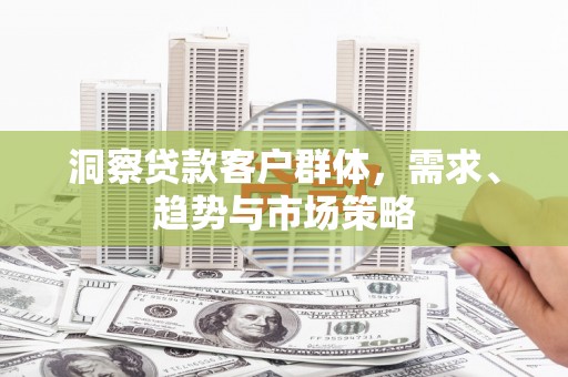 延平洞察贷款客户群体，需求、趋势与市场策略