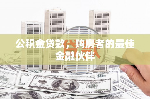 延平公积金贷款，购房者的最佳金融伙伴