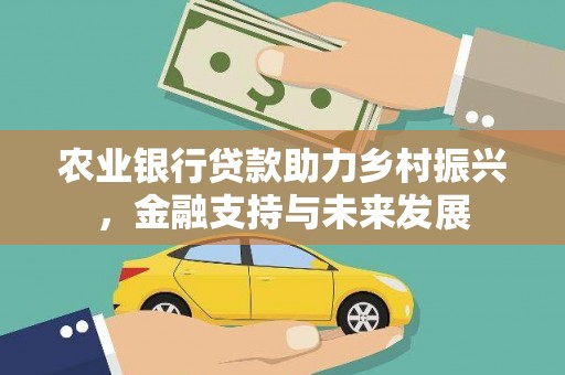 延平农业银行贷款助力乡村振兴，金融支持与未来发展