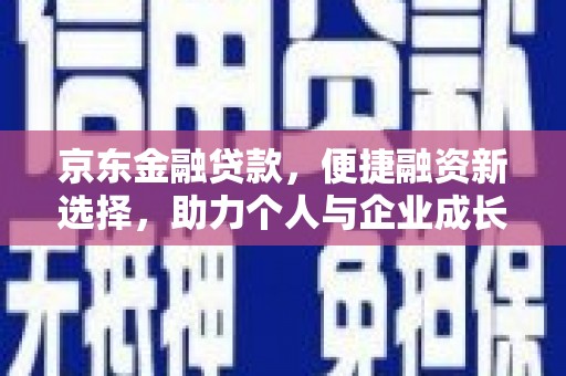 延平京东金融贷款，便捷融资新选择，助力个人与企业成长