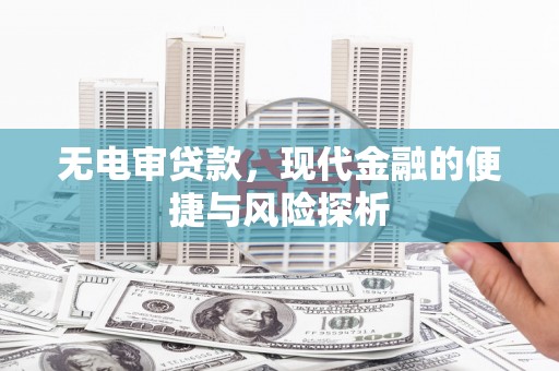 延平无电审贷款，现代金融的便捷与风险探析