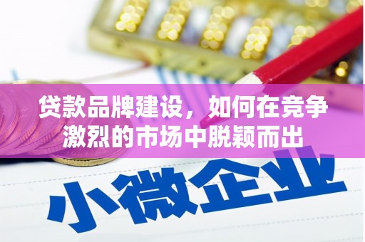 延平贷款品牌建设，如何在竞争激烈的市场中脱颖而出
