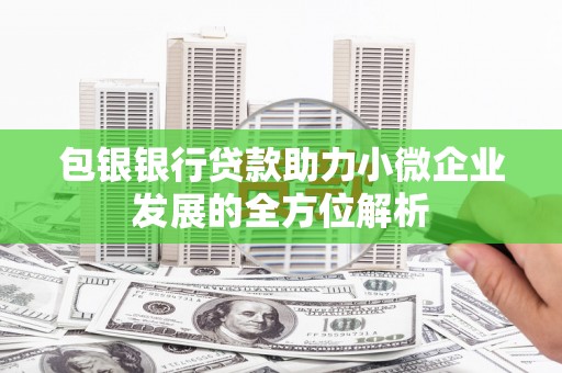 延平包银银行贷款助力小微企业发展的全方位解析