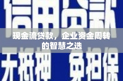 延平现金流贷款，企业资金周转的智慧之选