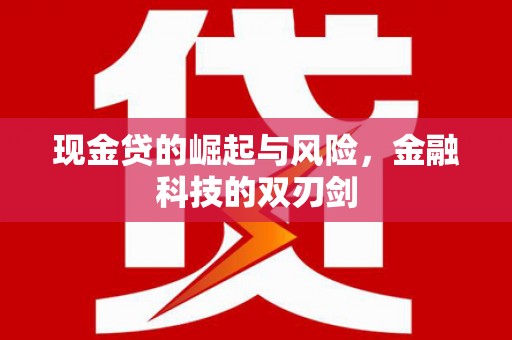 延平现金贷的崛起与风险，金融科技的双刃剑