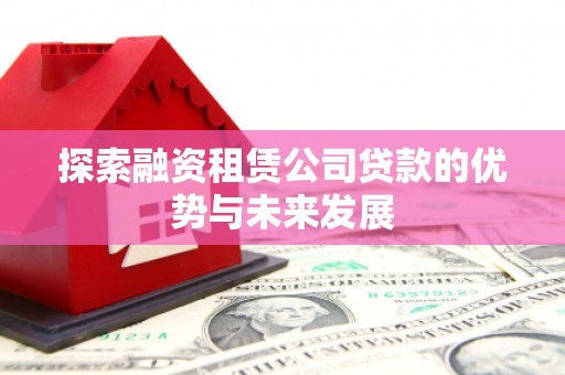 延平探索融资租赁公司贷款的优势与未来发展