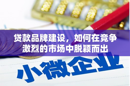 延平贷款品牌建设，如何在竞争激烈的市场中脱颖而出