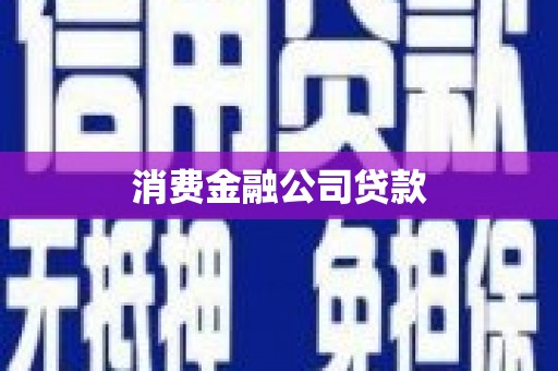 延平消费金融公司贷款