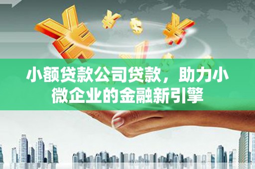 延平小额贷款公司贷款，助力小微企业的金融新引擎