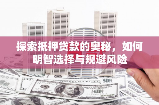 延平探索抵押贷款的奥秘，如何明智选择与规避风险