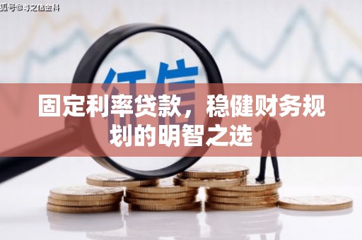 延平固定利率贷款，稳健财务规划的明智之选