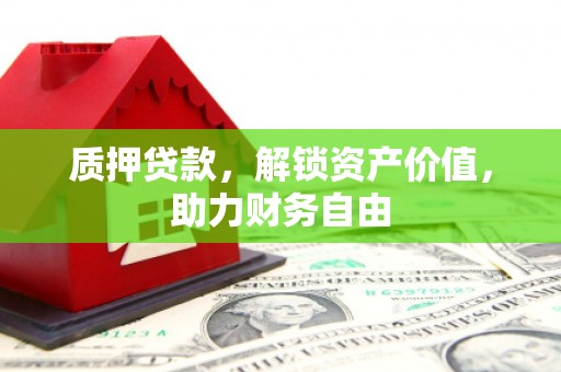 延平质押贷款，解锁资产价值，助力财务自由