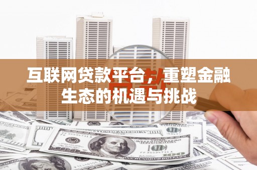 延平互联网贷款平台，重塑金融生态的机遇与挑战