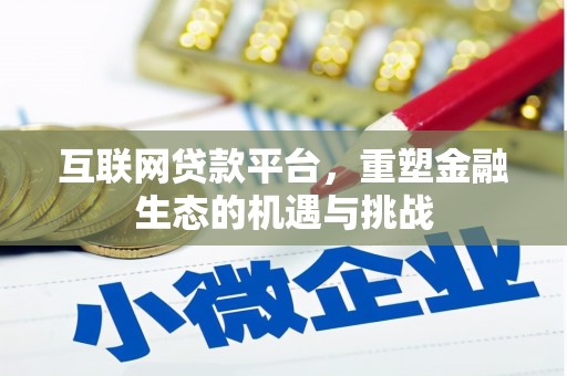 延平互联网贷款平台，重塑金融生态的机遇与挑战