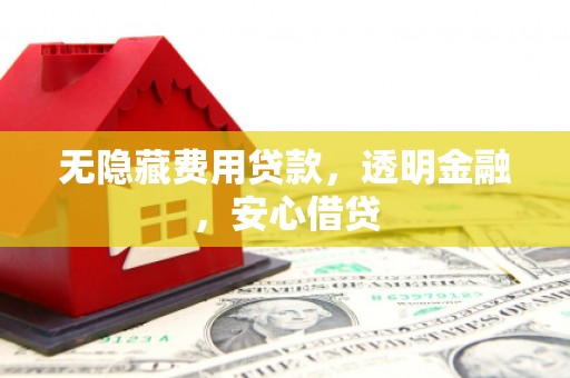 延平无隐藏费用贷款，透明金融，安心借贷