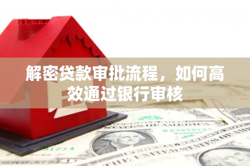 延平解密贷款审批流程，如何高效通过银行审核