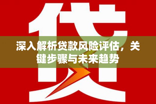 延平深入解析贷款风险评估，关键步骤与未来趋势