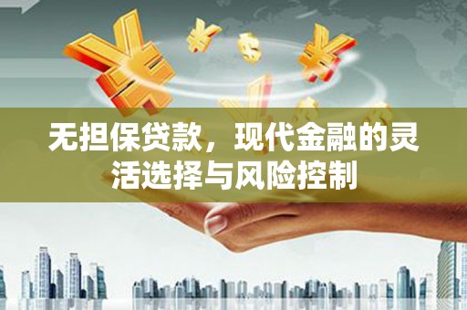 延平无担保贷款，现代金融的灵活选择与风险控制