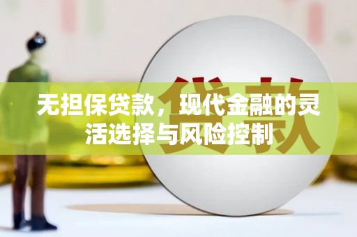 延平无担保贷款，现代金融的灵活选择与风险控制