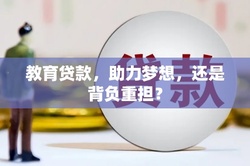 延平教育贷款，助力梦想，还是背负重担？