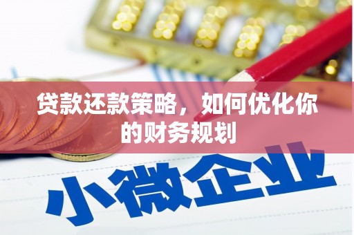 延平贷款还款策略，如何优化你的财务规划