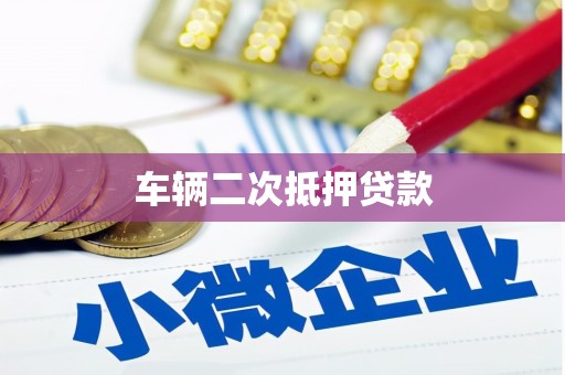 延平车辆二次抵押贷款
