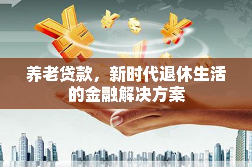 延平养老贷款，新时代退休生活的金融解决方案
