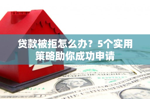 延平贷款被拒怎么办？5个实用策略助你成功申请