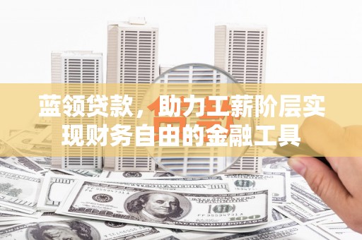 延平蓝领贷款，助力工薪阶层实现财务自由的金融工具